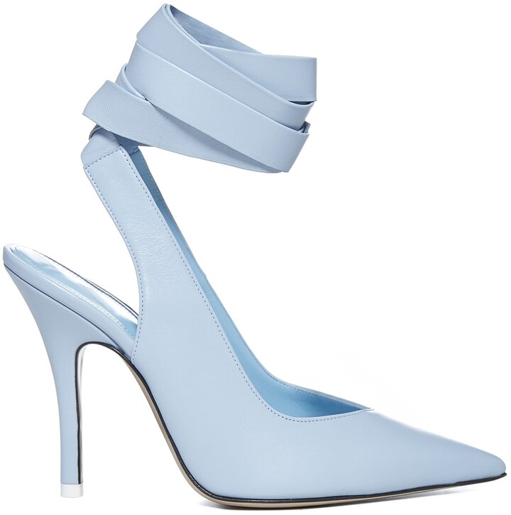 sky blue heels