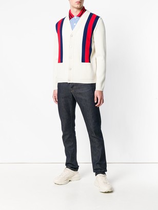 Gucci Shoulder Stripes Cardigan