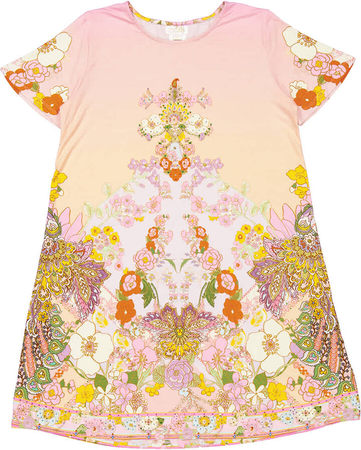 Camilla Kids T-Shirt Dress With Flare Hem