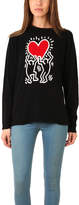 Thumbnail for your product : Lucien Pellat-Finet Keith Haring Red Heart Sweater