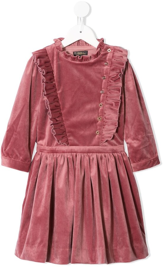 velvet baby dress