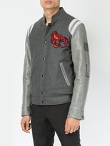 Thumbnail for your product : Lanvin lobster embroidered Baseball jacket