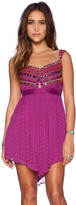 Thumbnail for your product : Free People Jeweled Chevron Mini Dress