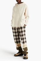 Thumbnail for your product : Snow Peak Cotton-jacquard hooded poncho