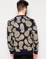 Thumbnail for your product : Bellfield Knitted Jumper With Pineapple Jacquard