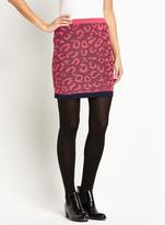 Thumbnail for your product : Love Label Animal Print Skirt