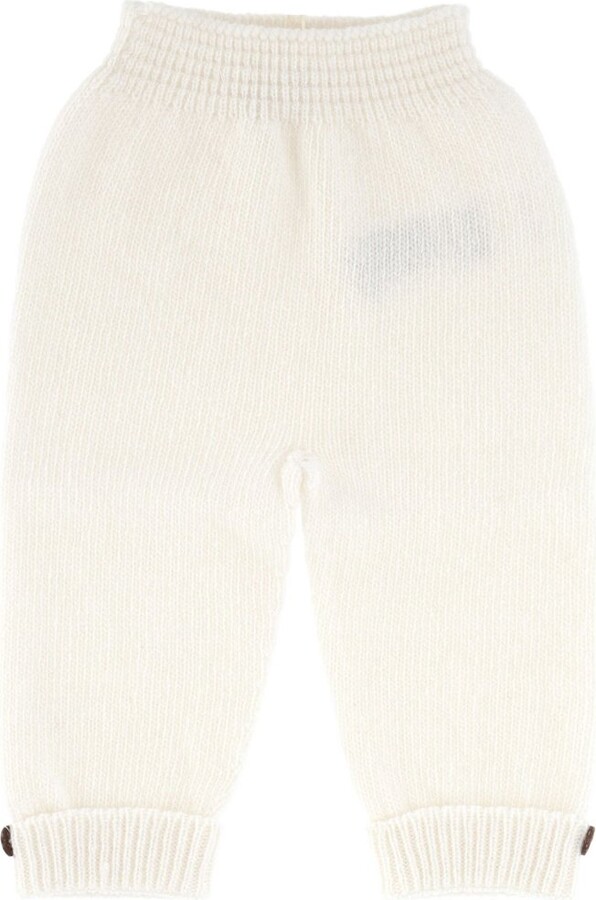 Wedoble Ribbed Cuff Knitted Trousers