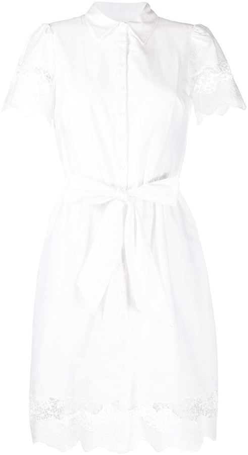 Lauren White Cotton Dress | Shop the world's largest collection of fashion  | ShopStyle