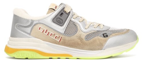 mens silver trainers