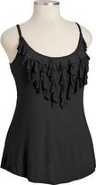 Thumbnail for your product : Old Navy Women's Plus Ruffle-Front Jersey Tanks