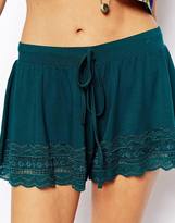 Thumbnail for your product : ASOS Culotte Shorts With Lace Hem