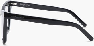 Saint Laurent Eyewear Eyewear - Kate Cat-eye Acetate Glasses - Black