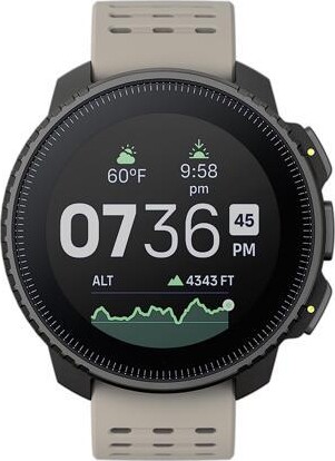 Suunto Vertical: Adventure GPS Watch, Large Screen, Offline Maps, Black/Sand