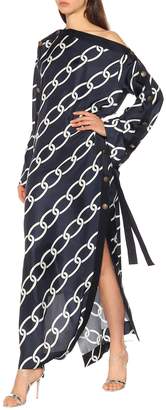 Monse Printed silk twill gown