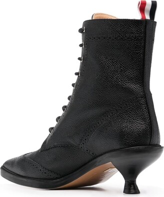 Thom Browne Lace-Up Wingtip Ankle 50mm Booties