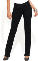 Thumbnail for your product : INC International Concepts Petite Jeans, Narrow Bootcut Flap-Pocket, Black Wash