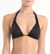 Thumbnail for your product : Kirra Solid Knotted Triangle Top