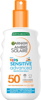 Thumbnail for your product : Garnier Ambre Solaire Kids' SPF 50+ Sensitive Advanced Sun Spray 150ml