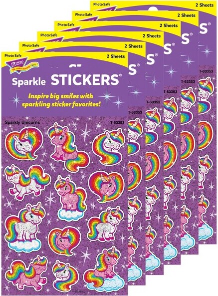 TREND Llama Llove Sparkle Stickers®, 20 Per Pack, 6 Packs