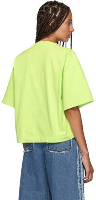 Acne Studios Green Embossed Logo Cylea T-Shirt