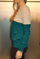 Thumbnail for your product : Giada Forte Colorblock Sweater Smeraldo