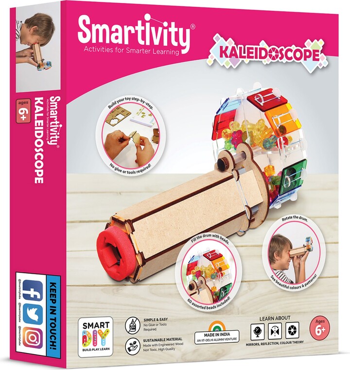 Smartivity DIY Colorful Bead Kaleidoscope Toy