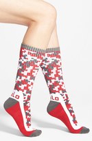 Thumbnail for your product : FiveLo 'WSU' Digital Camo Crew Socks