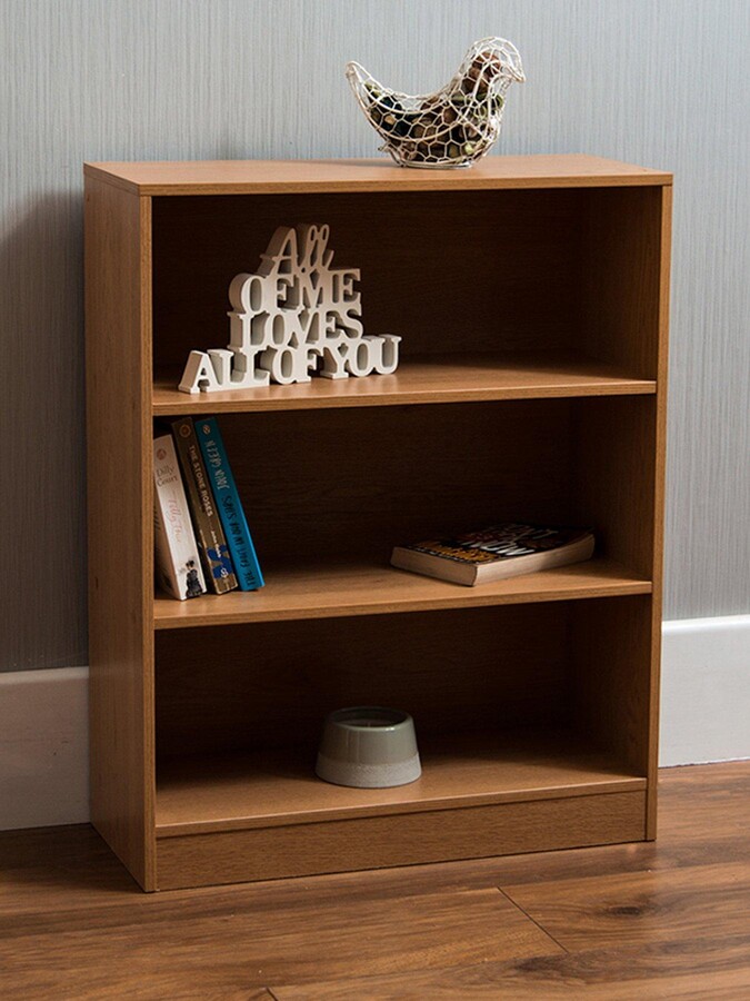 Vida Designs Cambridge 3 Tier Low Bookcase ShopStyle Home