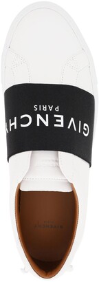 Givenchy URBAN STREET SNEAKERS WITH ELASTIC BAND 36 White,Black Leather