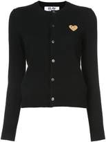 Comme Des Garçons Play embroidered heart cardigan