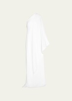 Thumbnail for your product : The Row Sparrow Draped One-Shoulder Silk Gown