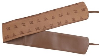 Max Mara Leather Belt W/ Beads