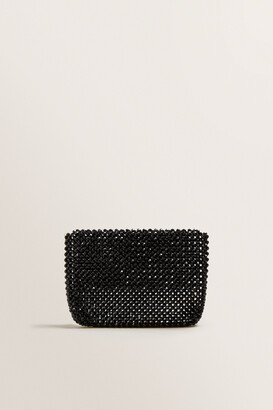 Seed Heritage Beaded Fold Over Clutch