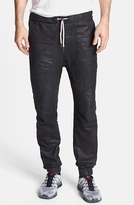 Thumbnail for your product : Zanerobe Men's 'Sureshot' Slim Tapered Leather Jogger Pants