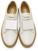 Thumbnail for your product : Acne Studios Off-White Adriana Turnup Sneakers