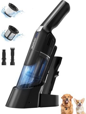 kolitt Aspiron Cordless Handheld Vacuum, 15KPA Powerful Car Vacuum, Rechargeable, Charging Dock, Ergonomic Handle, 2-in-1 Crevice Tool, 1.8lb Portable...