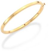 Thumbnail for your product : Roberto Coin 18K Yellow Gold Oval Bangle Bracelet