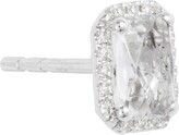 Thumbnail for your product : Ef Collection Diamond & White Topaz Stud Earrings