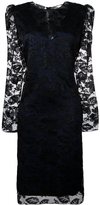 Lanvin - robe en dentelle - women - Viscose/Polyamide/Polyester - 36