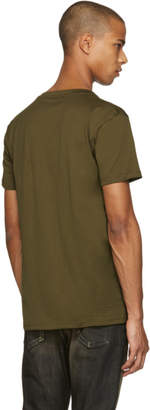 Balmain Green Mylar Logo T-Shirt