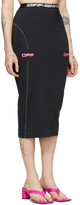 Thumbnail for your product : Off-White Black and Pink Off Active Pencil Skirt