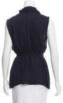 Thumbnail for your product : Ann Demeulemeester Sleeveless Belted Top w/ Tags