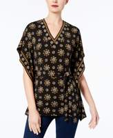 Thumbnail for your product : MICHAEL Michael Kors Printed Poncho Tunic