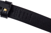 Thumbnail for your product : Gucci Black Leather GG Marmont Buckle Narrow Belt 90CM