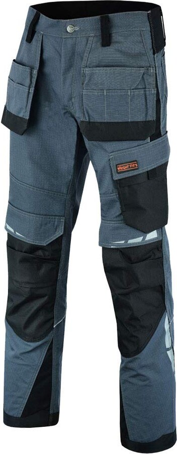 New Mens Work Trousers Combat 6 Pockets Heavy Duty Cargo Knee Pad Pro Trade Kit 