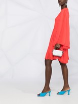 Thumbnail for your product : MSGM Flounce-Sleeve Knee-Length Dress