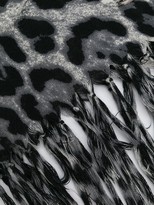 Thumbnail for your product : Saint Laurent Leopard-Print Scarf