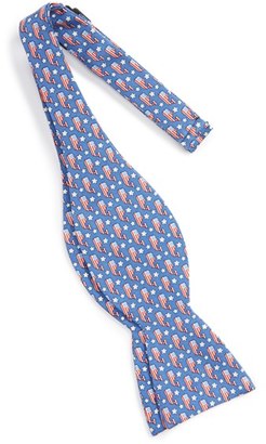 Vineyard Vines Men's 'Stars & Whales' Print Silk Bow Tie