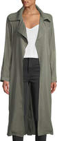Thumbnail for your product : Rachel Pally Plus Size Self-Belt Garment-Dye Twill Trench Coat