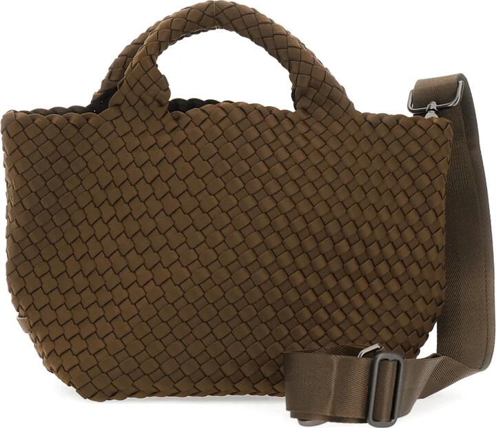Naghedi Woven Top Handle Tote Bag
